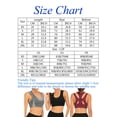 thumbnail image 2 of FUTATA Women's High Impact Wireless Mesh Sports Bra Cross Strap Sports Bra Support Bounce Control Fitness Workout Sports Running Bra Yoga Bra, 2 of 8