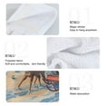 thumbnail image 4 of 2 Pcs Kitchen Hand Towels with Hanging Loops Absorbent Soft Fast Drying Decor Bath Towels Reindeer Pull Christmas Sleigh, 4 of 7