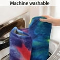 thumbnail image 5 of Colorful Tie Dye Pattern Bathroom Rugs Mat,Non Slip Microfiber Bathroom Rug,Rubber Backing,Soft Bathroom Mats for Bathroom Floor,Tub and Shower,17x27in(43x68cm), 5 of 5
