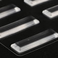 thumbnail image 3 of OUNONA 5 Sheets Cabinet Anti-collision Strips Clear Wall Protector Soft Rubber Furniture, 3 of 7