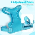 thumbnail image 5 of Jewyow No Pull Dog Harness - Dog harness for small dogs,Reflective Adjustable Pet Vest with Handle & Breathable Mesh,Blue, L, 5 of 8