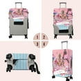 thumbnail image 3 of Travel Luggage Cover Suitcase Protector Fits 18-32 Inch Luggage Wheel Covers Patterned Travel Related Items Flower Luggage Protector Elastic Luggage Anti-scratch Suitcase Cover M, 3 of 5