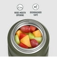thumbnail image 5 of Thermos Stainless King Vacuum Insulated Food Jar with Folding Spoon, Army Green, 16oz, 5 of 10