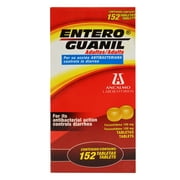 EnteroGuanil Adults antibacterial action control diarrhea 152 Tablets (Pack of 1)