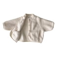 thumbnail image 7 of Samdudou Toddler Girls Fleece Jackets Fuzzy Sherpa Coats Button Down Fall Winter Warm Outerwear Kids Plush Stand Collar Layering Clothes Size 6M-3 Years, 7 of 7