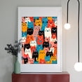 thumbnail image 2 of Diamond Art Kit for Adults, Colorful Cat Pattern Art Design Diamond Painting for Adults Beginners, DIY Diamond Art Painting Kits, 5D Diamond Painting Crafts for Home Decor 12x16 Frameless, 2 of 7
