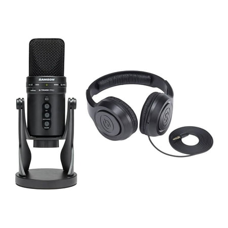 Samson G-Track Pro USB Microphone with SR-350 Headphones