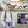 thumbnail image 4 of for iPad mini 6th Gen 8.3" 2021 Rugged Case, 360 Rotating Hand Strap Stand/Pencil Holder/Adjustable Crossbody Strap, [2 In 1] Protective for iPad mini 6th Gen 8.3" 2021, Gray, 4 of 12
