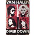 thumbnail image 1 of Placa de Metal Vintage de hierro Wdftyju banda de Rock Van Halen decoración pintura Rectangular 20x30cm, 1 of 9