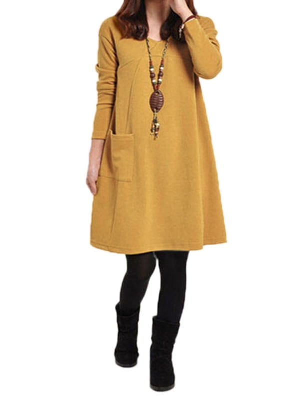 a line sweatshirt dress