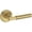 Lifetime Satin Brass, variant on Baldwin PVRIDSRR112 Riddling Privacy Door Lever Set - Bronze