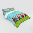 thumbnail image 3 of Ambesonne Colorful Bedding Set 3 Pcs, Cartoon Animal Sun, Twin, Multicolor, 3 of 3