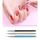 thumbnail image 5 of 3 uds pinceles para delineador de uñas, gel UV pintura acrílico diseño de uñas cepillo de nailon, bolígrafos de dibujo de pintura de uñas Adepaton WRMH-1097, 5 of 6
