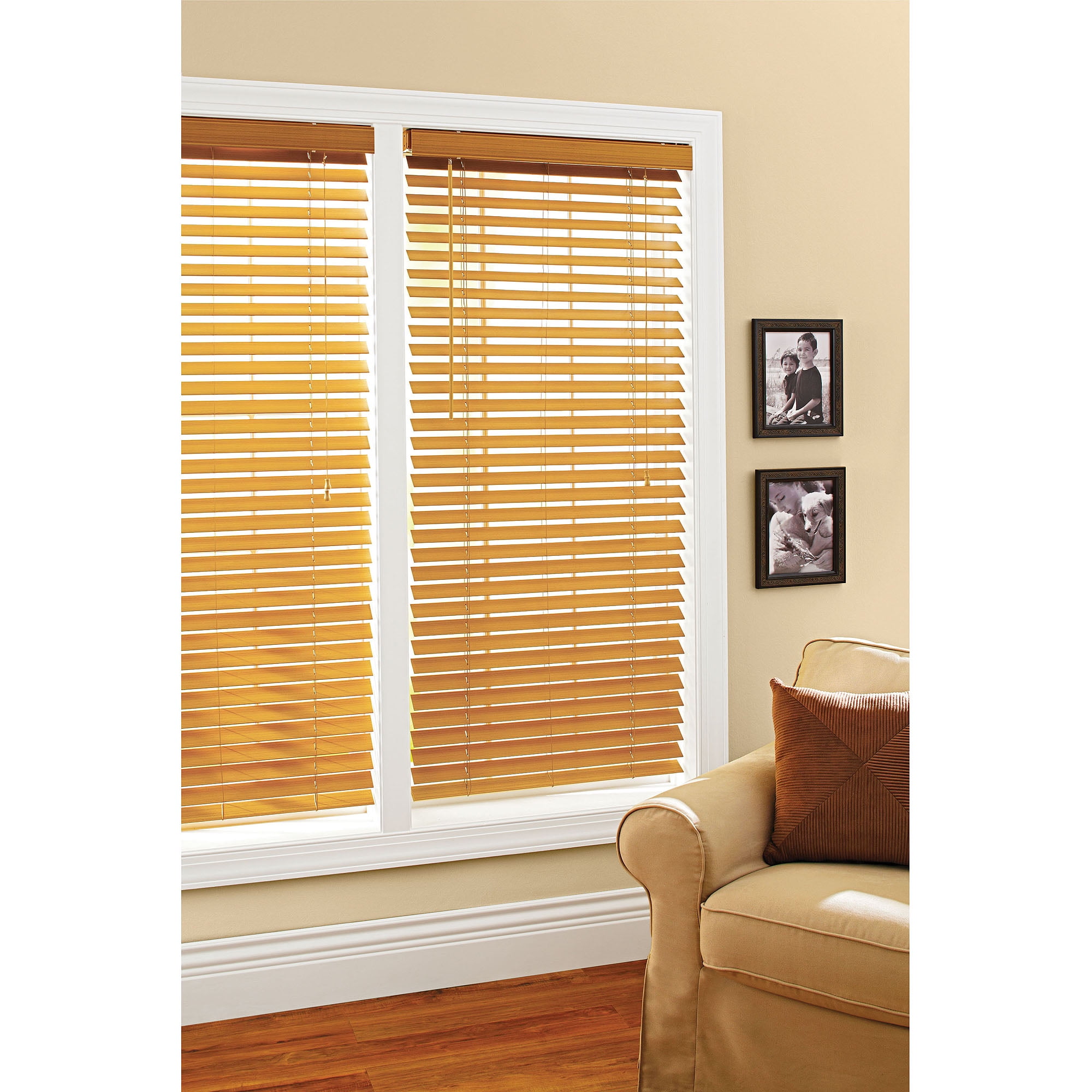 Better Homes And Gardens 2 Faux Wood Windows Blinds Oak