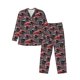 thumbnail image 1 of Balery Red And Blue Cars Pijama para Hombre de Dos Piezas con Manga Larga, Conjunto de Dormir y Descanso Suave con Bolsillos-Small, 1 of 7