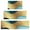 Green and Gold Marble Pattern, variant on Pink Marble Pattern Kitchen Rugs Set Of 3, Crystal Velvet Kitchen Runner Rugs with Non Slip Backing, Thick Sponge Padded Gifts for Kitchen Entryway Laundry, Housewarming Christmas