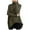 DT--Army Green, variant on Women's Asymmetric Hem Turtleneck Top, Long Sleeve, Casual Winter & Office Wear, Warm Polyester Blend, Plus Size Friendly