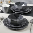 thumbnail image 6 of Stone Lain Jamie 16-Piece Dinnerware Set Porcelain, Grey, 6 of 6