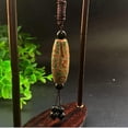 thumbnail image 2 of K-KED 5Pcs Tibet Agate Jade Dzi Heaven Nine Eyes Buddhist Bead Pendant Necklace Gift, 2 of 4