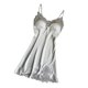 thumbnail image 5 of Negligee Ropa de dormir Lencería Camisón Lencería Vestido de # L Yuyangstore Camisón de satén sexy, 5 of 6