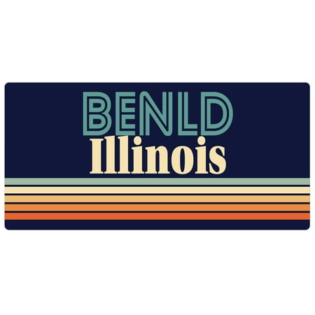 

Benld Illinois 5 x 2.5-Inch Fridge Magnet Retro Design