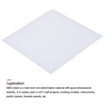 thumbnail image 3 of Uxcell White ABS Plastic Sheet 12x12x0.06inch for Building Model, DIY Crafts, Panel, Pack of 2, 3 of 6