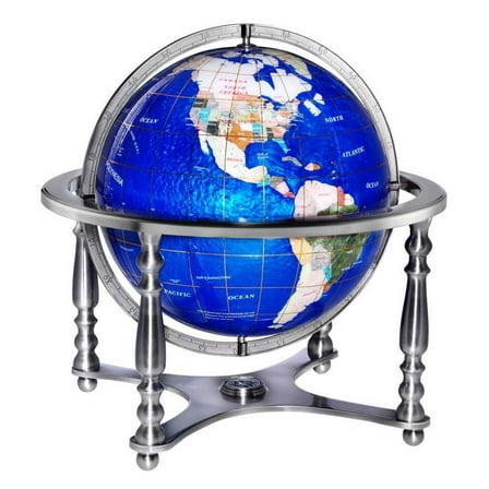 Replogle Compass Jewel Globe Blue Lapis 13"