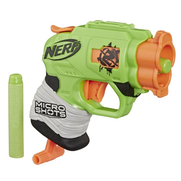 Nerf MicroShots DoubleStrike Zombie Strike Kids Toy Blaster with 2 Darts