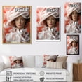 thumbnail image 4 of Designart "Effortless Chic In A Stylish Hat II" Fashion Canvas Wall Art, 4 of 7