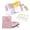 Pink, variant on Multi-Pocket Leather Journal Organizer, Business Field Service Binder with Removable Dividers & Bookmarks