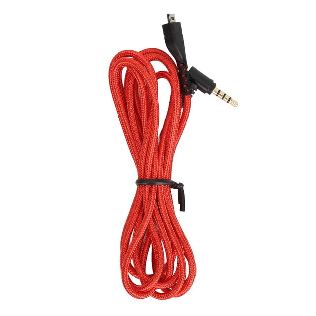 Cable de repuesto Sincero trenzado de 8 pines Para auriculares SteelSeries Arctis 3 5 7 Prime Pro Rojo