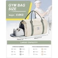 thumbnail image 3 of Bolsa de gimnasio WISEPACK, bolsa de viaje impermeable con compartimento para zapatos, 3 of 8
