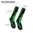 thumbnail image 2 of Picia Women Crew Soft Moisture-wicking Socks St Patrick's day Pattern Design Cotton Socks, One Size fit All, 2 of 6