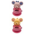 thumbnail image 1 of Conjunto De 2 Manualidades De Adorno Para Niños Con Ratas Danzantes Alimentadas Con Energía Solar 10x10x11cm Macarena Figurilla de rata bailando swing, 1 of 8