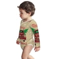 thumbnail image 3 of Xecao Christmas Vintage Red Truck Print Baby unisex-baby Cotton Long-sleeve Bodysuits-2 Years, 3 of 6