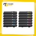 thumbnail image 3 of Toner Bank 10-Pack Compatible Toner Replacement for Dell 331-8429 Color Laser C3760dn C3760n C3760dnf C3765dnf MFP Home Office Supplies 4BK+ 2C+ 2M+ 2Y, 3 of 9