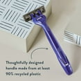 thumbnail image 4 of Harry's Disposable Razors for Men - Triple Blade Disposable Razors for Convenient Shaving - Eco-Friendly - Lubricating Strip - Skin-Friendly - Value Pack - 10 Count, 4 of 5