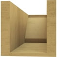 thumbnail image 4 of Ekena Millwork 6"W x 6"H x 16"L Burlington Woodgrain TimberThane Rafter Tail, Primed Tan, 4 of 6