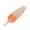 Orange, variant on BIMZUC Baby Food Feeder Spoon with Dust Cover, Silicone Soft Supplementary Squeeze Cereal Feeder Dispensing Tool for Toddlers and Kids, Portable Infant Feeding Supplies, Coffee Color