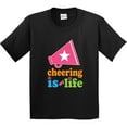 thumbnail image 3 of Inktastic Cheerleader Megaphone Cheerleading Team Youth T-Shirt, 3 of 5