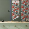 thumbnail image 5 of Ambesonne Hibiscus Peel & Stick Wallpaper for Home, Jungle Hawaiian Floral Art, 13"x36", Coral Teal and Blue Grey, 5 of 5