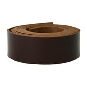 Oxford Xcel Copper Brown Cowhide Leather Strip, 4/5oz Thick, 60"-65” Length, Chrome Tanned
