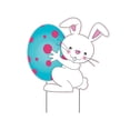 thumbnail image 2 of JHEHF Easter Bunnies Yard Decorations Outdoor Cute Rabbit Garden Signs with Stakes Holiday Welcome Signs for Patio Yard Garden Party Decor 1PCS, 2 of 6