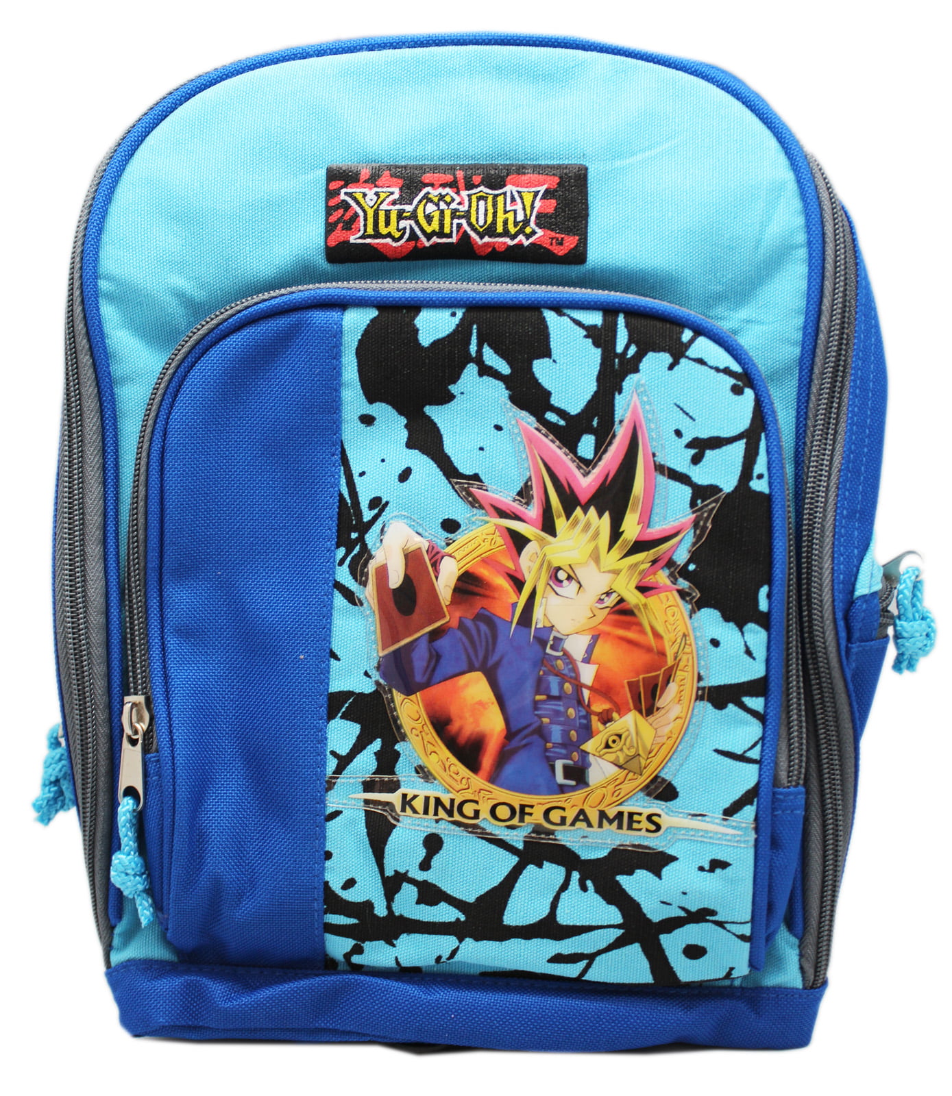 Yu-Gi-Oh~ SMALL  CANVAS BACKPACK    12" X 10"  RED &PURPLE ACCESORY NETWORKS 