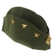 thumbnail image 4 of Sombrero de baile de marinero Cuadrado Rendimiento de baile Ventilador de velero Azafata Gorra de barco Otoño Tres estrellas Boinas de trigo Gorra militar (Verde militar), 4 of 5