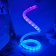 thumbnail image 4 of Tignapoo Modern USB-Powered RGB Spiral Desk Lamp with Key Switch, 5W Acrylic Light for Bedroom & Living Room, White, 4 of 6