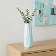 thumbnail image 4 of Unique Bargains Slim Bud Vase for Single Stem Blooms Decor Green 2.8"L x 2.8"W x 7.9"H, 4 of 7