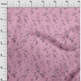 thumbnail image 2 of oneOone Viscose Jersey Light Pink Fabric Leaves & Floral Artistic Sewing Material Print Fabric By The Yard 60 Inch Wide, 2 of 5