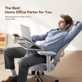 thumbnail image 3 of Newtral MagicH003 Ergonomic Chair with Laptop Tray for Home Office & Gaming, 3 of 8