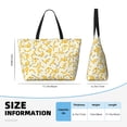 thumbnail image 3 of Goofa Banana Print Beach Bags Waterproof Beach Tote Bag Zipper Sandproof Swim Pool Bag Large Tote Beach Vacation Travel, 3 of 6